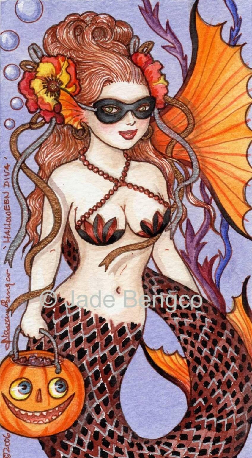 HALLOWEEN DIVA Mermaid Mask