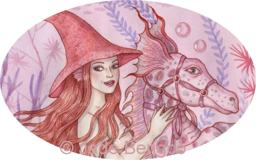 HALLOWEEN IN PINK Mermaid Seahorse