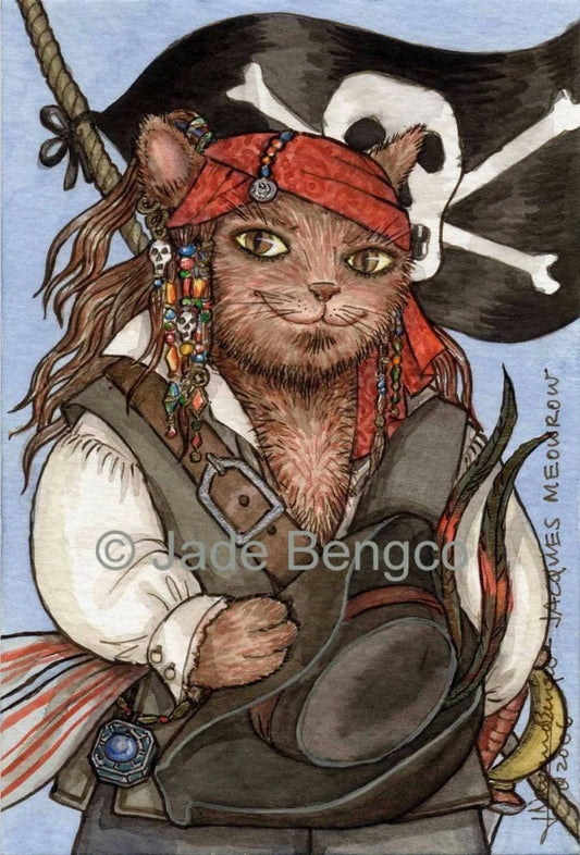 JACQUES MEOWROW Pirate Cat