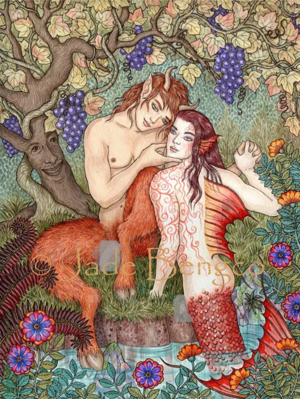AUTUMN BLISS Satyr Merman