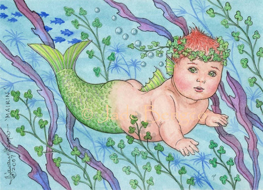 MAIRIN Mermaid Baby Merbaby Shamrocks