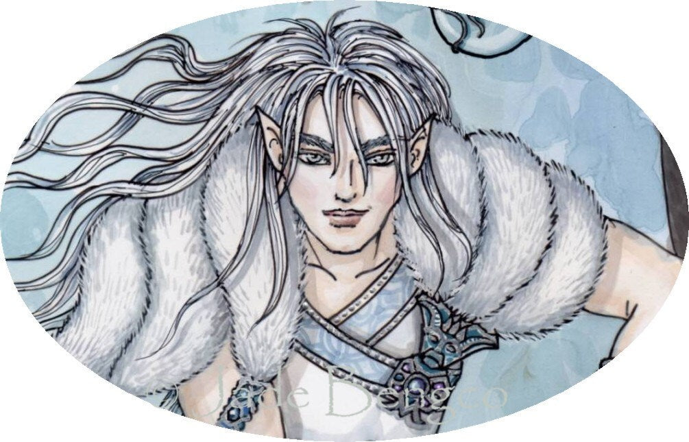 JACK FROST, Snowy Owl, Winter scene