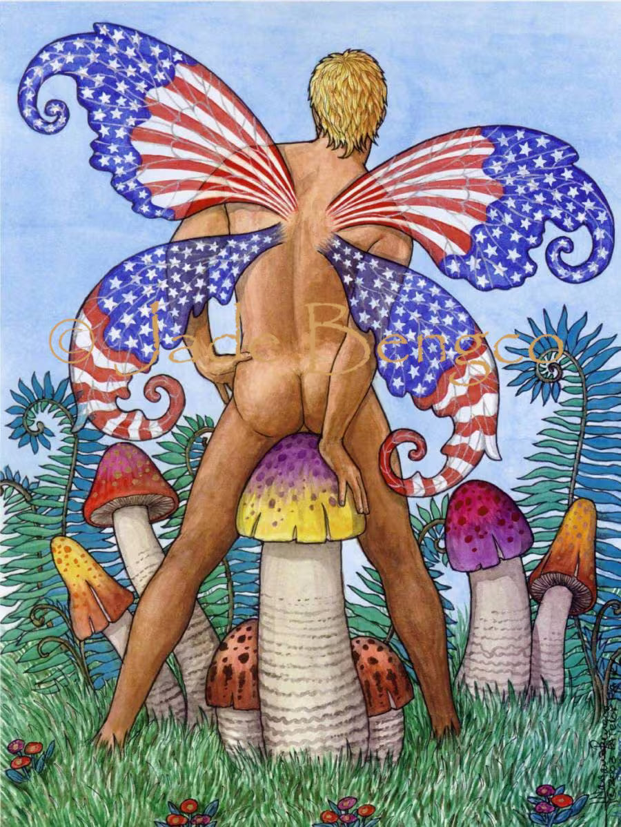 PATRIOT FAIRY Male Nude
