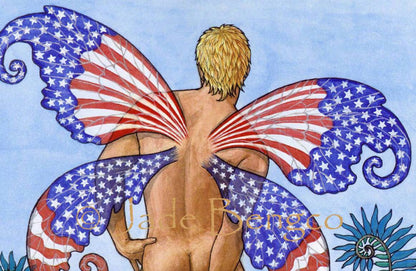PATRIOT FAIRY Male Nude