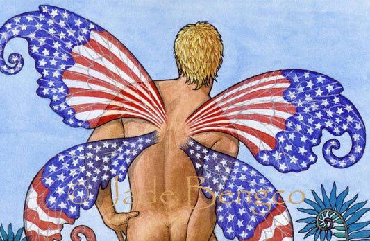 PATRIOT FAIRY Male Nude