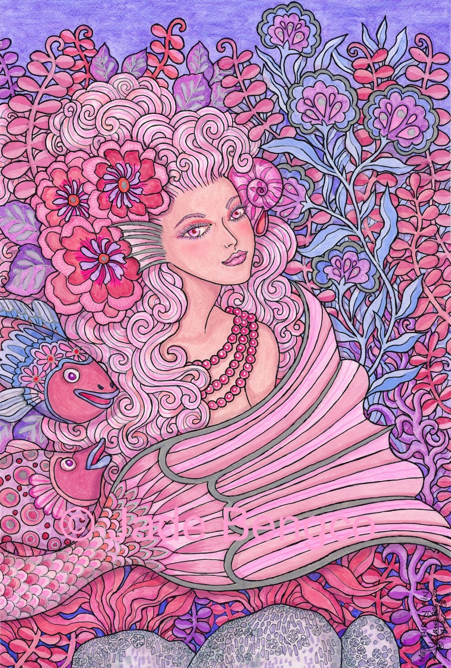 MERMAID IN PINK