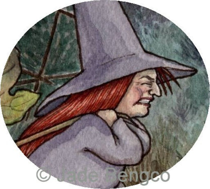 DETERMINED Witch Pumpkin Ghost Halloween