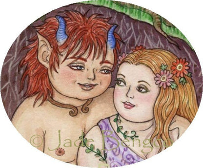 SATYR AND NYMPH